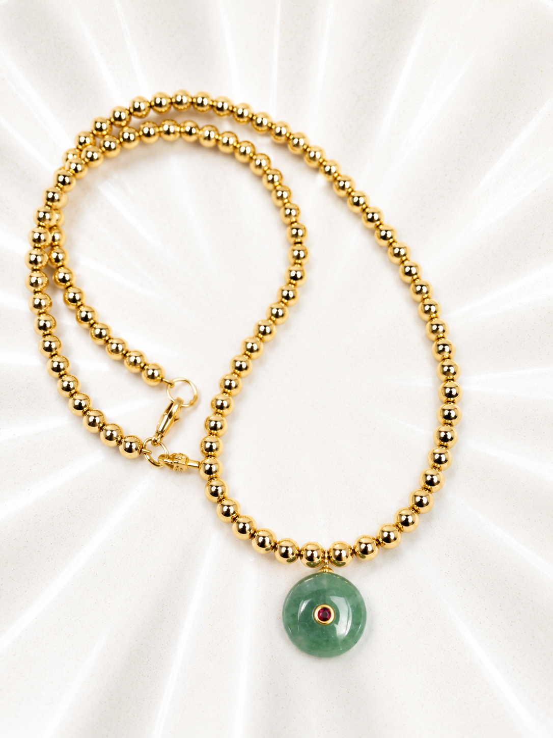 Collier Gold Long Pierres semi précieuses
